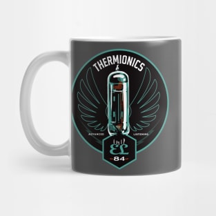 Winged EL84 vacuum tube emblem Mug